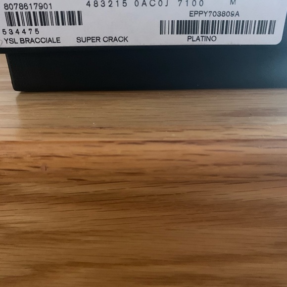 YVES SAINT LAURENT MONOGRAM DOUBLE WRAP BRACELET - Picture 6 of 10